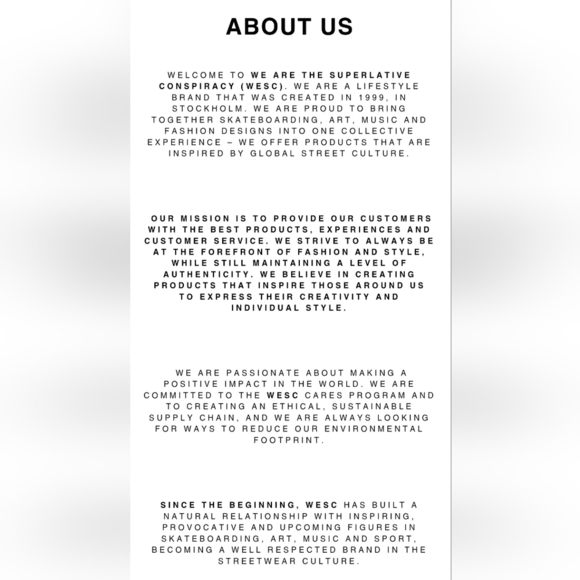 WeSC Vegan Landscape Puffer Jacket with High Collar Quilted Design Size Small - Picture 12 of 16